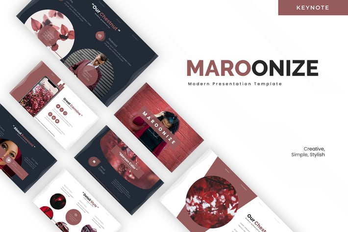 Maroonize - Keynote Template