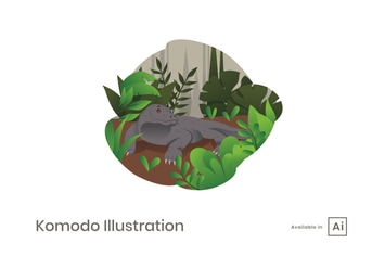 Komodo Illustration