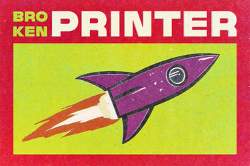 Broken Printer Design Effect