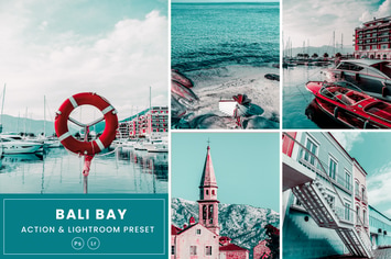 Bali Bay Photoshop Action & Lightrom Presets