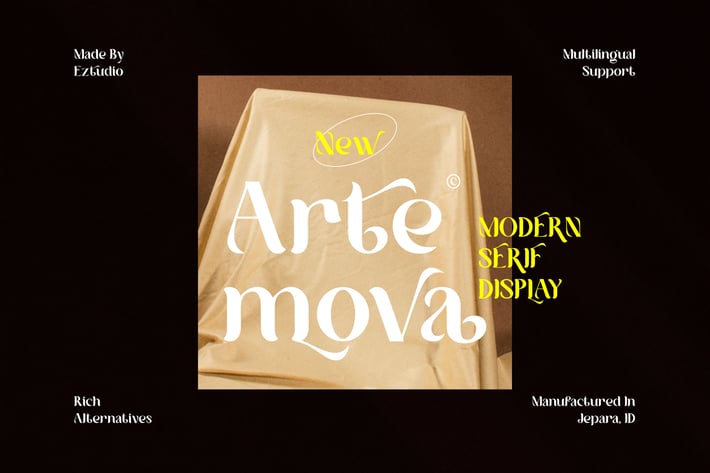 Modern Serif Display Font - Artemova
