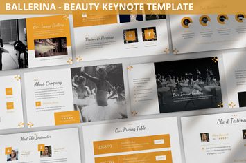 Ballerina - Beauty Keynote Template