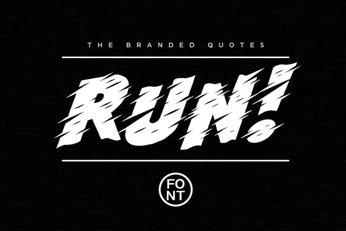 Run! Font + Arcade Text Tutorial