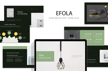 Efola : Pitch Deck Keynote