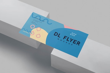 DL Horizontal Flyer Mockups