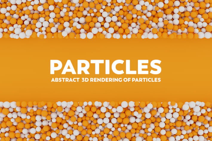 Abstract  3D Rendering of Particles
