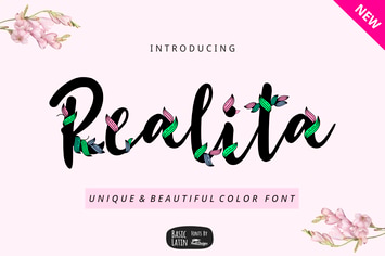 Realita Color Font