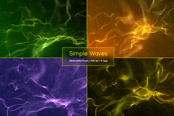 Simple Waves Backgrounds