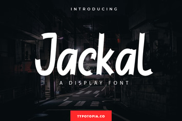 Jackal a Display Font