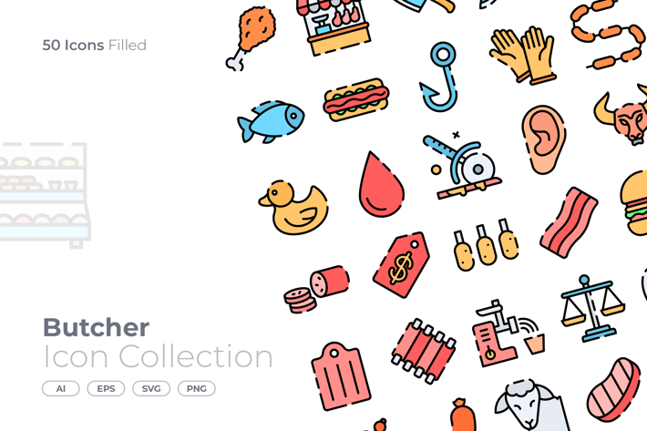 Butcher Filled Icon