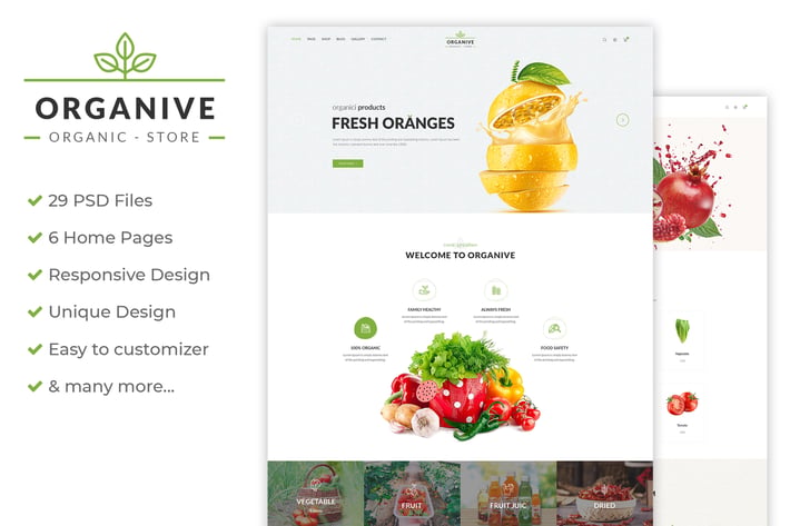 Organive - Organic Store & Eco Food