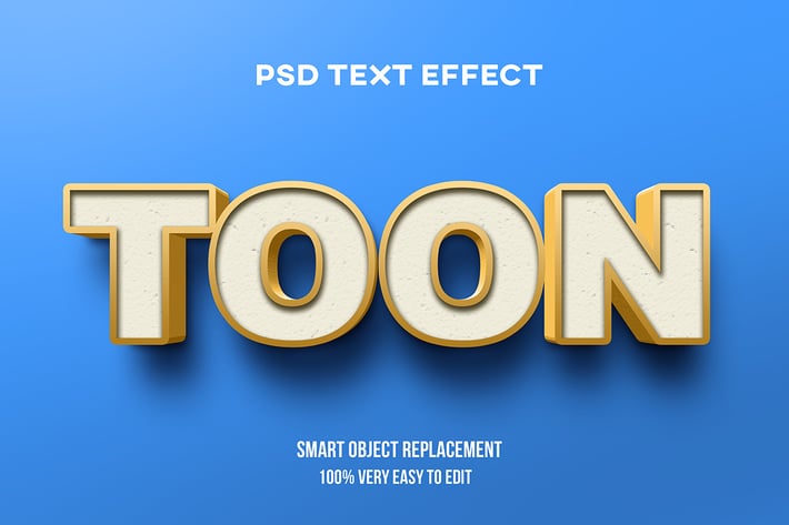 Toon text effect