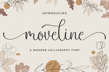 Moveline - Wedding Font