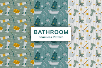 Bathroom Seamless Pattern