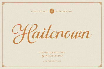 Hailcrown - Classic Script Font