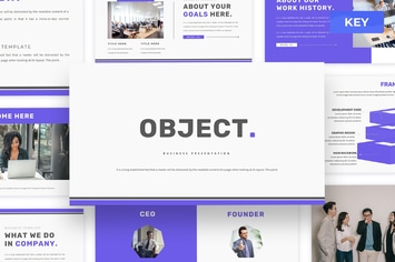 Object - Business Keynote Presentation Template