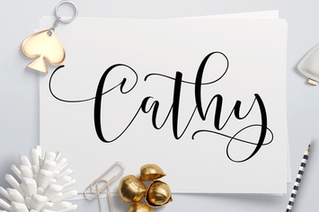 Cathy Font Script