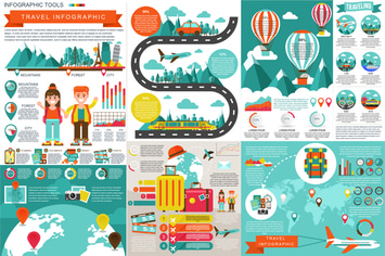 Travel Infographic Elements