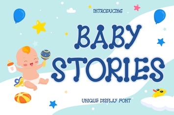 BABY STORIES Display Font