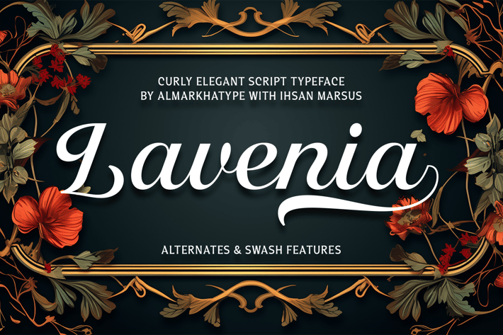 Lavenia – Beautiful Craft Script