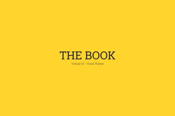  The Book : Personal vCard Template 