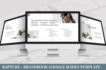 Rapture - Brandbook Google Slides Template