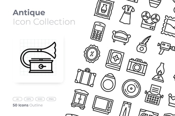 Antique Outline Icon