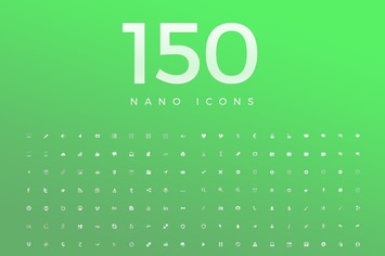 150 Nano Vector Icons 2
