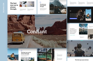 Confiant - Clean & Simple Keynote Template