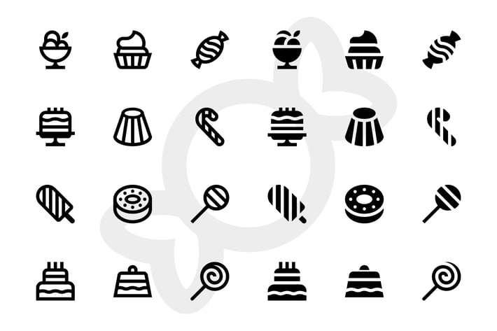 Dessert icons