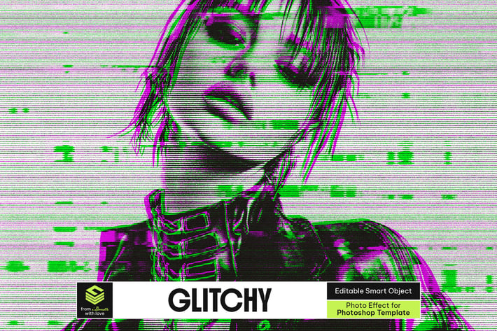 Glitchy Photo Effect