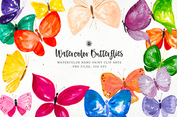 Watercolor Butterflies
