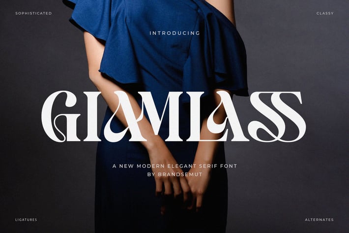 Giamlass - Unique Display Serif