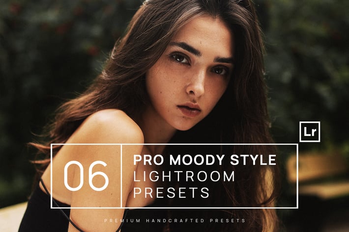 6 Pro Moody Style Lightroom Presets + Mobile