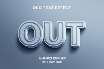 Blue pastel text effect