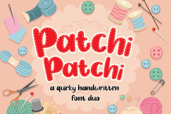 Patchi Patchi - Layered Display Font