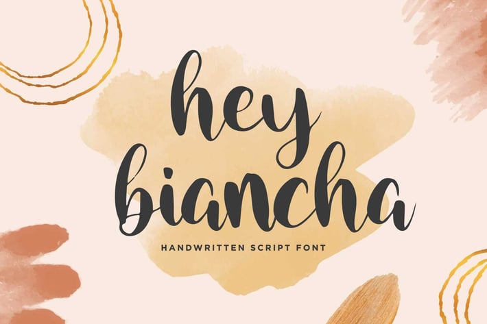 Hey Biancha - Instagram Font