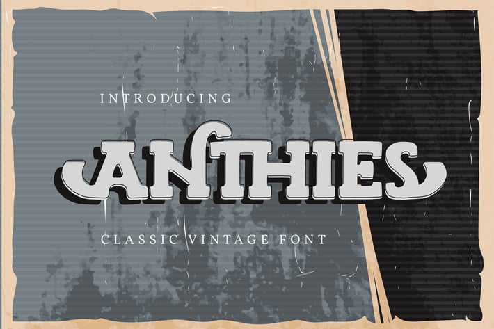 Anthies | Classic Vintage Font
