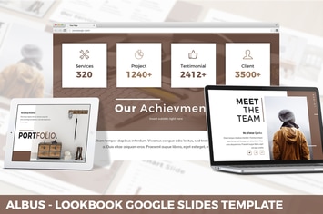 Albus - Lookbook Google Slides Template