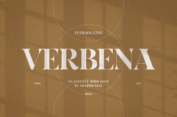 Verbena Elegant Serif Font Typeface