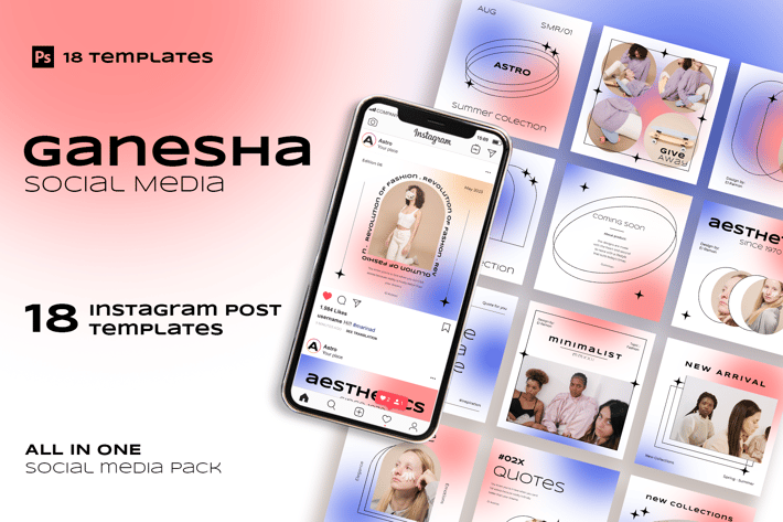 Ganesha Instagram Post Template