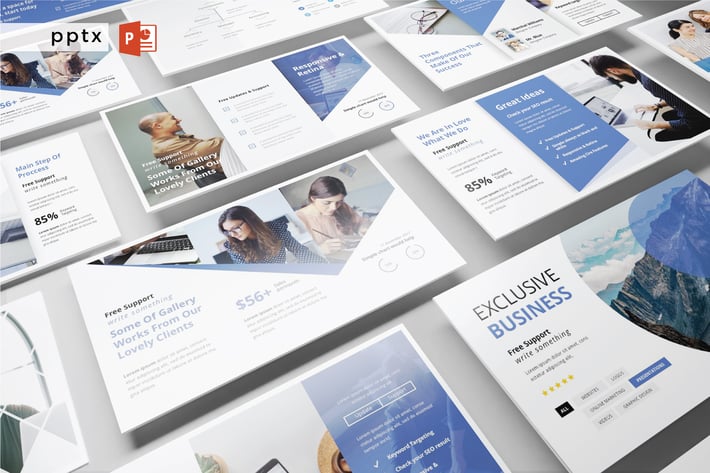 EXCLUSIVE BUSINESS - Powerpoint  V329 