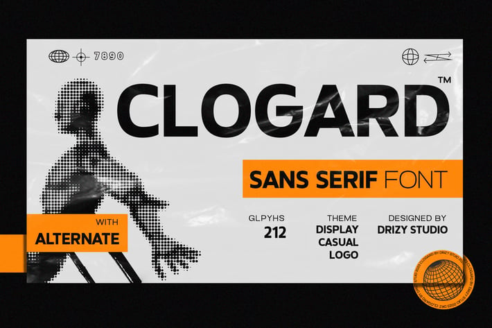 Clogard - Sans Serif Bold Display Font