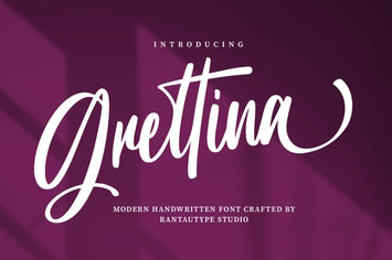 Grettina Modern Handwritten Font