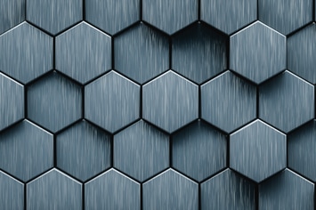 Hexagonal abstract background