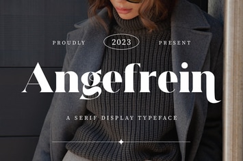 Angelfrein - A Serif Display Typeface