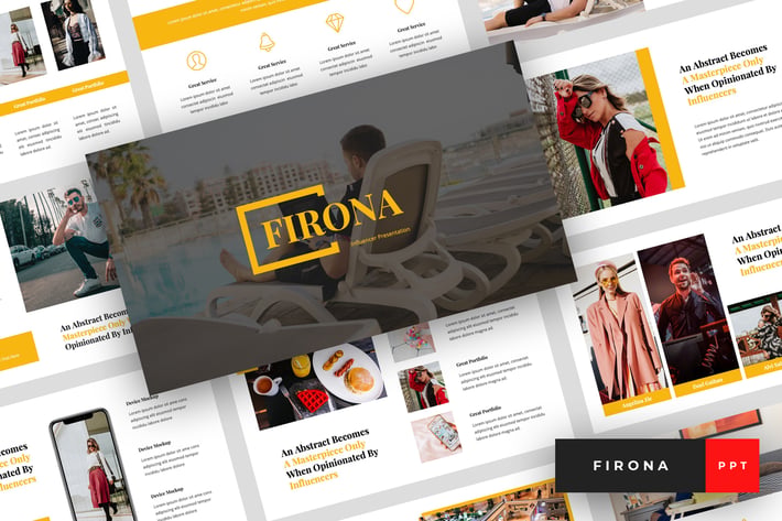 Firona - Influencer PowerPoint Template