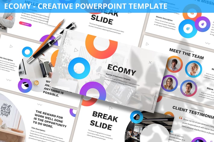 Ecomy - Creative Powerpoint Template
