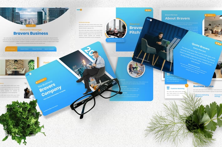 Bravers - Pitch Deck Keynote Template