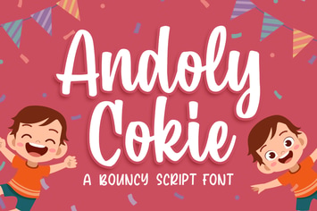 Andoly Cokie - Bouncy Script Font